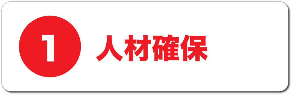 1.人材確保