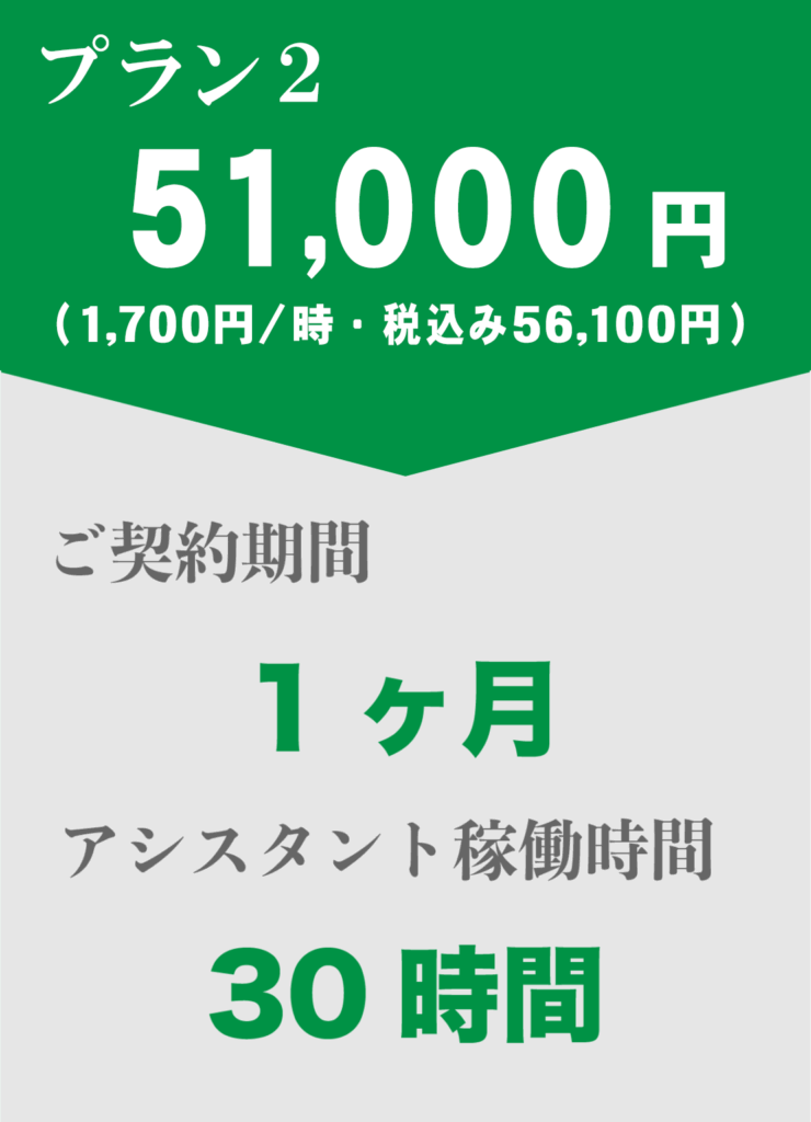 特殊作業プラン2料金